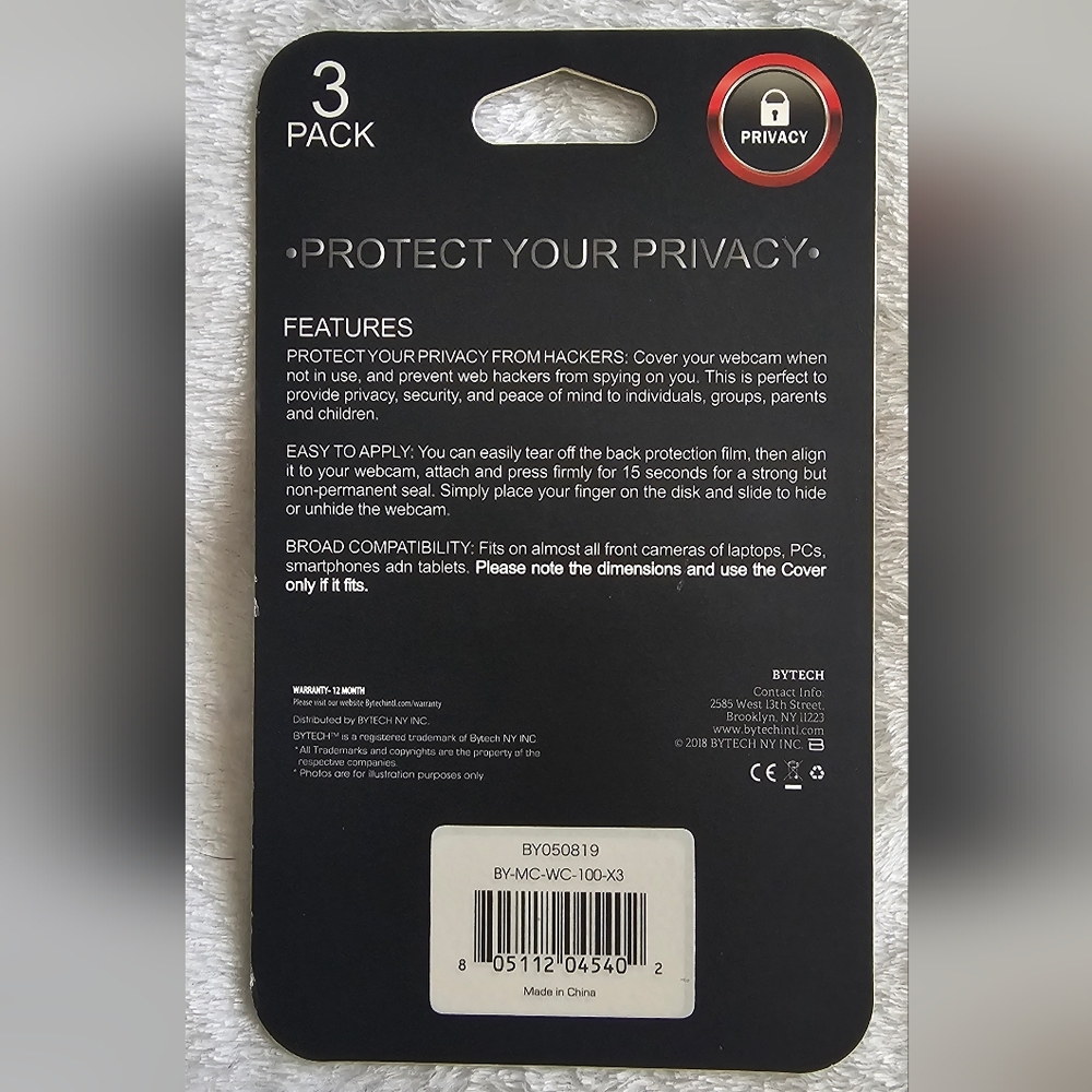 Bytech Webcam Blocker and USB Extension Cable - Picture 5 of 5